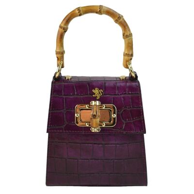 Pratesi Castalia K298/22 Lady Bag in cow leather - Castalia K298/22 Violet