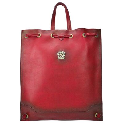 Pratesi Contea B490 Backpack in cow leather - Contea B490 Cherry