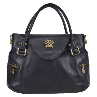 Pratesi Rincine B506 Lady Bag en piel de vaca - Rincine B506 Negro