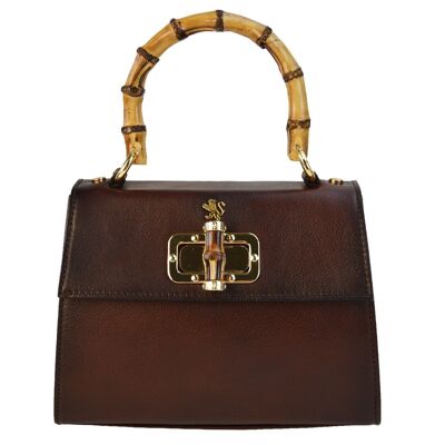 Pratesi Castalia B298 / 26 Lady Bag in cow leather - Castalia B298 / 26 Coffee