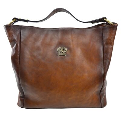 Pratesi Ristonchi B352 Shoulder Bag in cow leather - Ristonchi B352 Brown