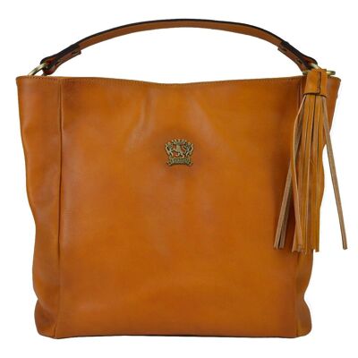 Pratesi Ristonchi B352 Sac à bandoulière en cuir de vachette - Ristonchi B352 Cognac