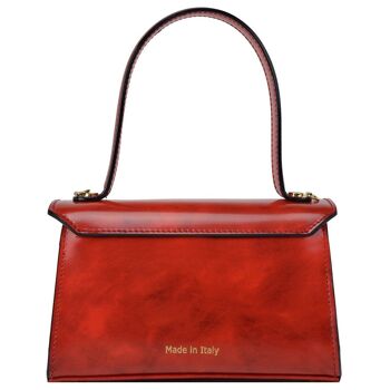 Sac Pratesi Miss Impruneta R146 Lady en cuir de vachette - Miss Impruneta R146 Chianti 4