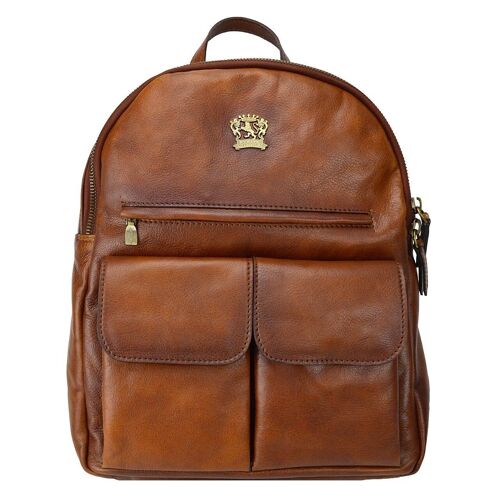 Pratesi Backpack Montelupo B521 in cow leather - Backpack Montelupo B521 Brown