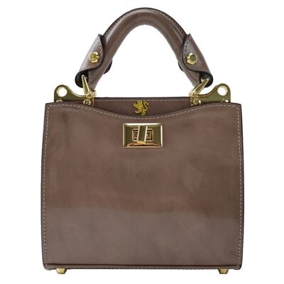 Pratesi Anna Maria Luisa de 'Medici Small Lady Bag en cuero de vaca R150 / 20 - Anna Maria Luisa de' Medici R150 / 20 Gris