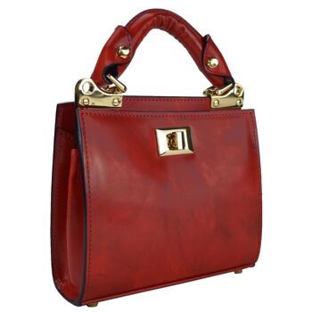 Pratesi Anna Maria Luisa de 'Medici Small Lady Bag en cuir de vache R150/20 - Anna Maria Luisa de' Medici R150/20 Gris 3