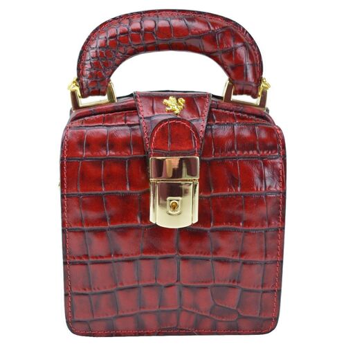 Pratesi Brunelleschi K120/L Handbag in cow leather - Brunelleschi K120/L Cherry