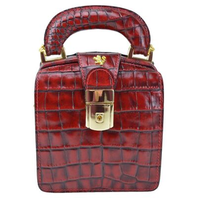 Pratesi Brunelleschi K120 / L Bolso de mano en cuero de vaca - Brunelleschi K120 / L Cereza