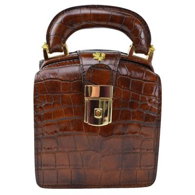 Pratesi Brunelleschi K120 / L Handbag in cow leather - Brunelleschi K120 / L Brown
