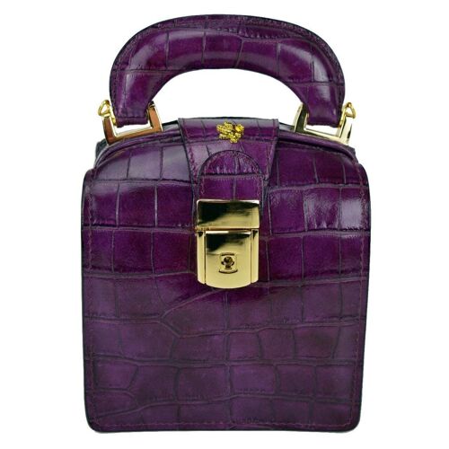 Pratesi Brunelleschi K120/L Handbag in cow leather - Brunelleschi K120/L Violet