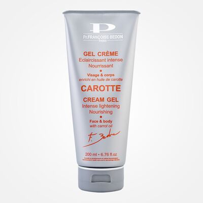 Gel crema de zanahoria para rostro y cuerpo