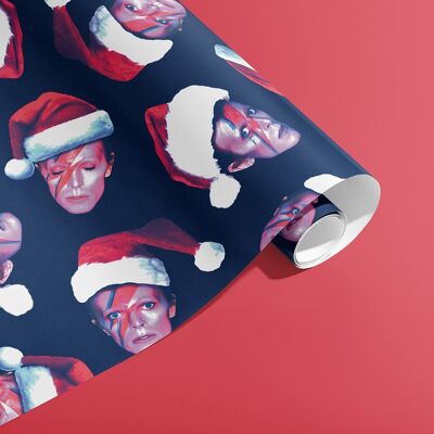 Bowie Christmas Wrapping Paper