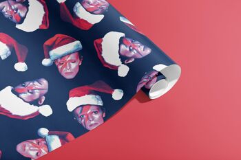 Papier d'emballage de Noël Bowie 1