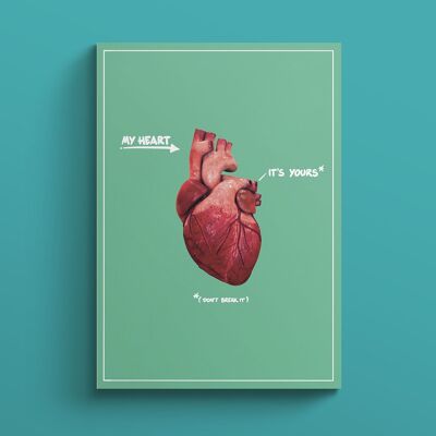 My Heart is Yours Greeting Card