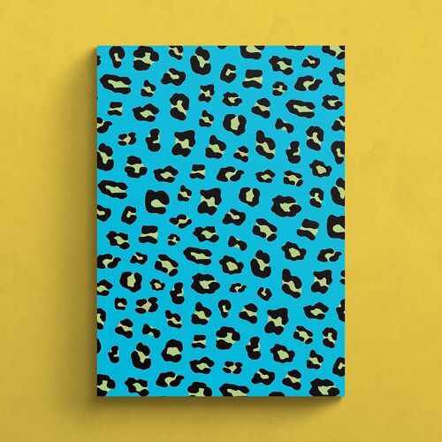 Funky Leopard Greeting Card