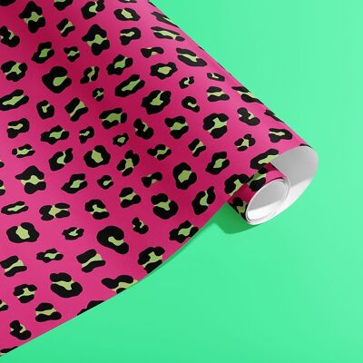 Funky Leopard Wrapping Paper