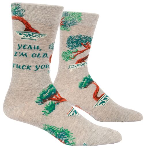 Yeah, I'm Old Fuck You Men's Socks