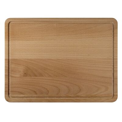 Cutting board 39.5x29.5x2cm with beech juice groove