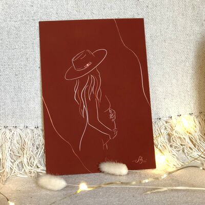 Illustration femme enceinte _WILD MAMMA