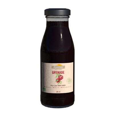 Pure Pomegranate Juice 100% ORGANIC, 25cl