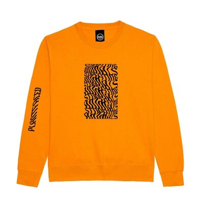 Illusions Sweater - Stop Eating Animals - Small - Alarm Orange