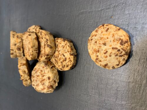 Petits biscuits BIO à la drêche de brasserie et aux oignons - VRAC