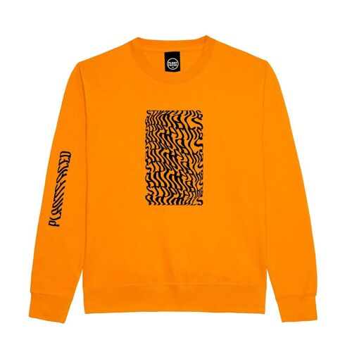 Illusions Sweater - Stop Eating Animals - Medium - Alarm Orange