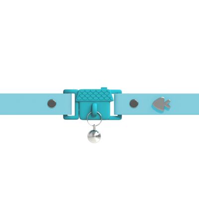 KITTYRAMA AQUA CAT COLLAR - Quick Release, Breakaway, Hypoallergenic