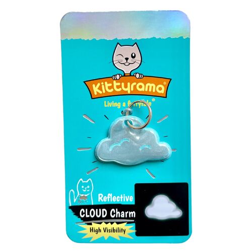 KITTYRAMA CLOUD CAT CHARM – Reflective, Safe, High Visibility