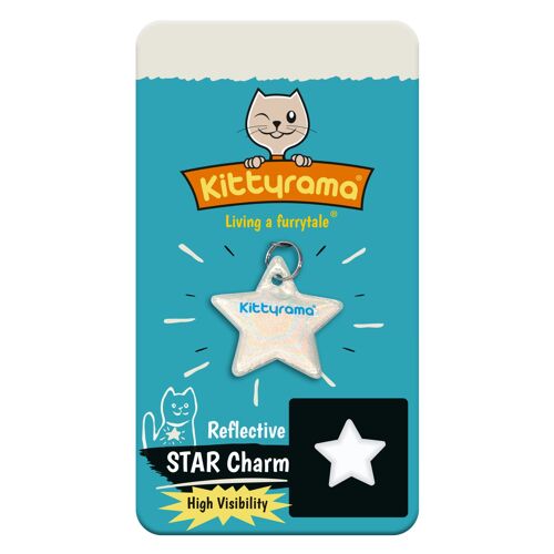 KITTYRAMA STAR CAT CHARM – Reflective, Safe, High Visibility