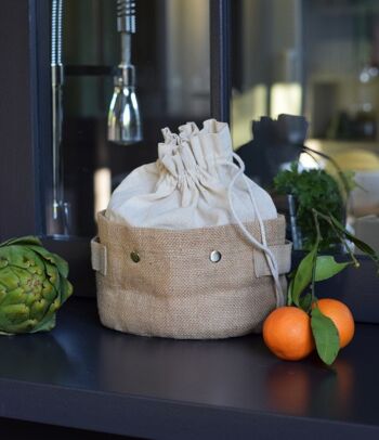 Panier de conservation avec sac amovible - L 1