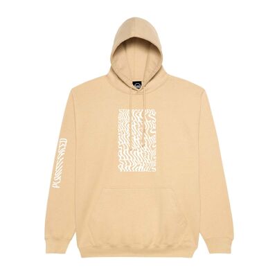 Illusions Hoodie - Stop Eating Animals - Small - Beige
