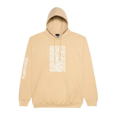 Sweat à capuche Illusions - Stop Eating Animals - Moyen - Beige