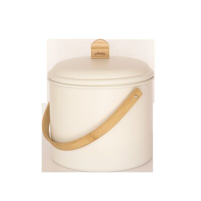 Compost bucket – 7 L - cream