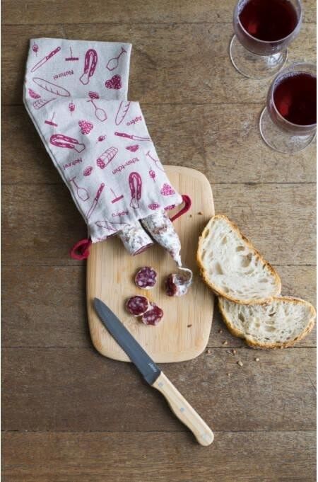 Set aperitivo (tagliere, coltello salsiccia, sacchetto salsiccia)