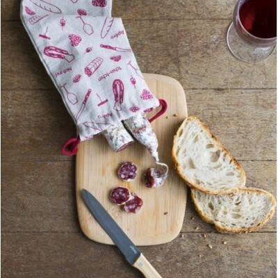 Aperitif set (cutting board, sausage knife, sausage bag)