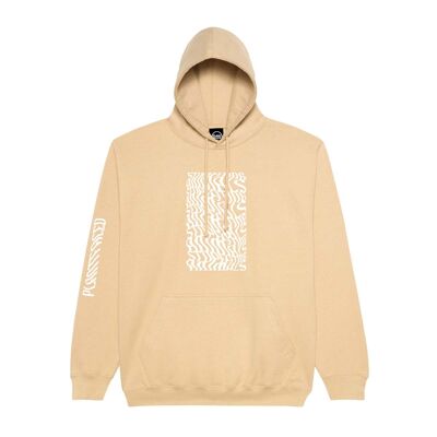 Sudadera con capucha Illusions - Stop Eating Animals - Grande - Beige