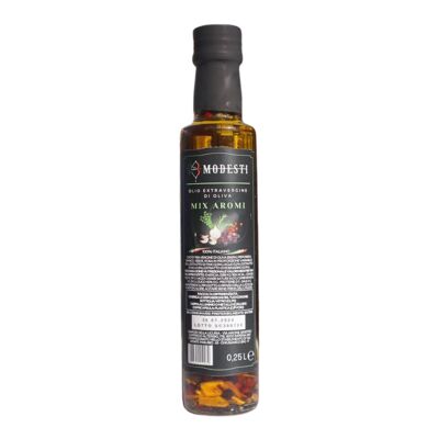 Aceite de oliva virgen extra aromatizado con una mezcla de aromas