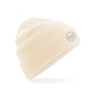 Plant Faced Organic Beanie - Fisherman Oat - Oat