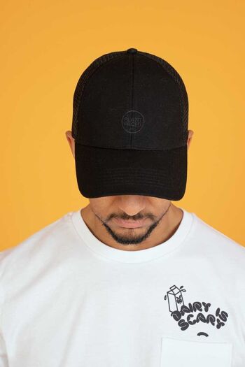 Casquette Trucker Plant Faced - Black Out - BIO 2