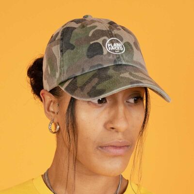 Plant Faced Dad Hat - Camo