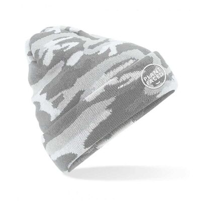 Plant Faced Beanie - Leichte Tarnung