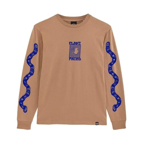 Make The Connection Long Sleeve - Dark Beige - Large - Dark Beige