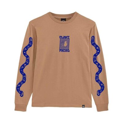 Make The Connection Long Sleeve - Dark Beige - Large - Dark Beige