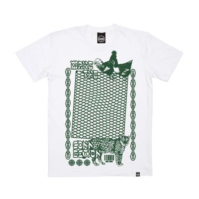 Camiseta Make The Connection 1S - Negro - XXL - Blanco