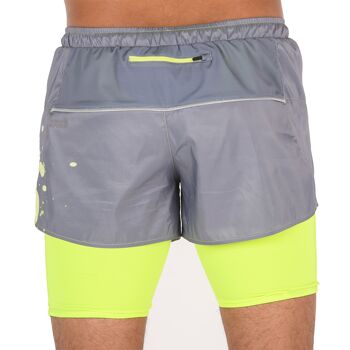 Short 2en1 Woven gris pour homme 6