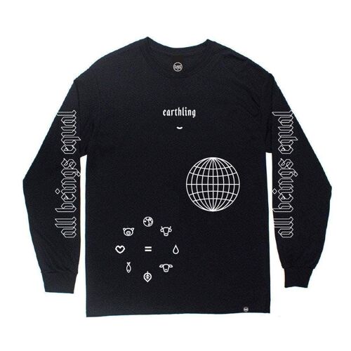 Earthling Long Sleeve - Black - XXL - Black