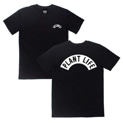 Plant Life Classic - Camiseta gris jaspeado - Pequeño - Negro