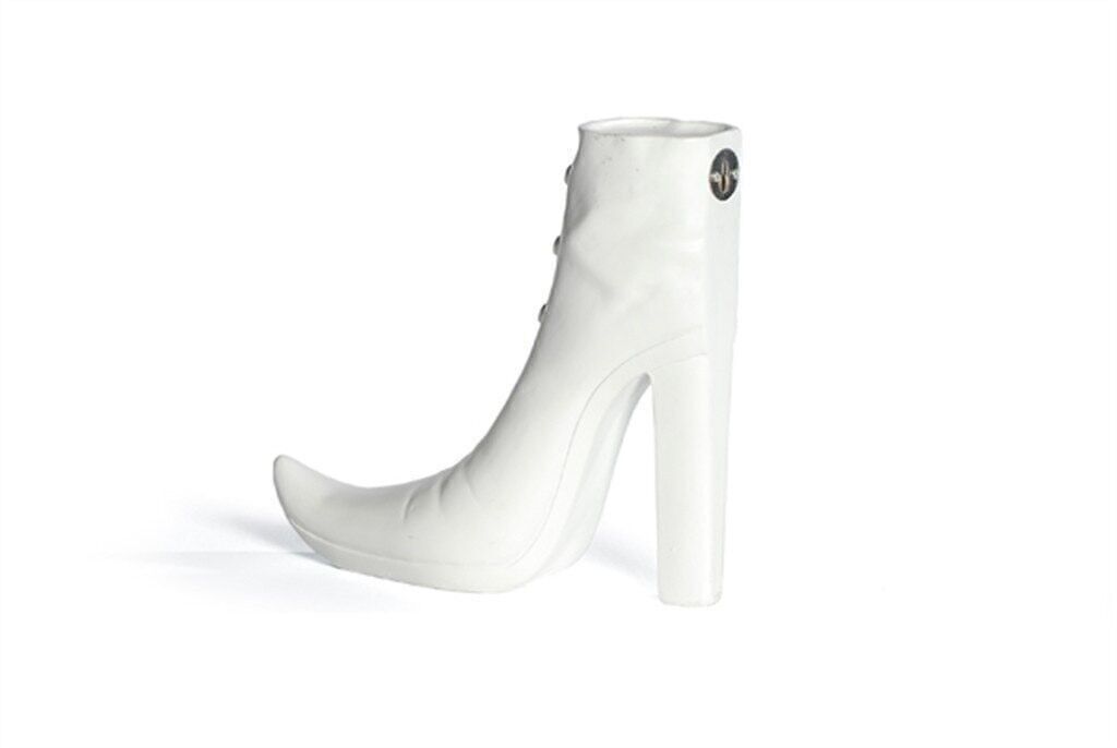 Botín perchero blanco 18 cm PU 2