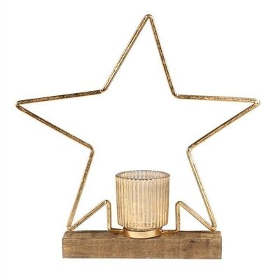 Tea light holder star 40 cm PU 2